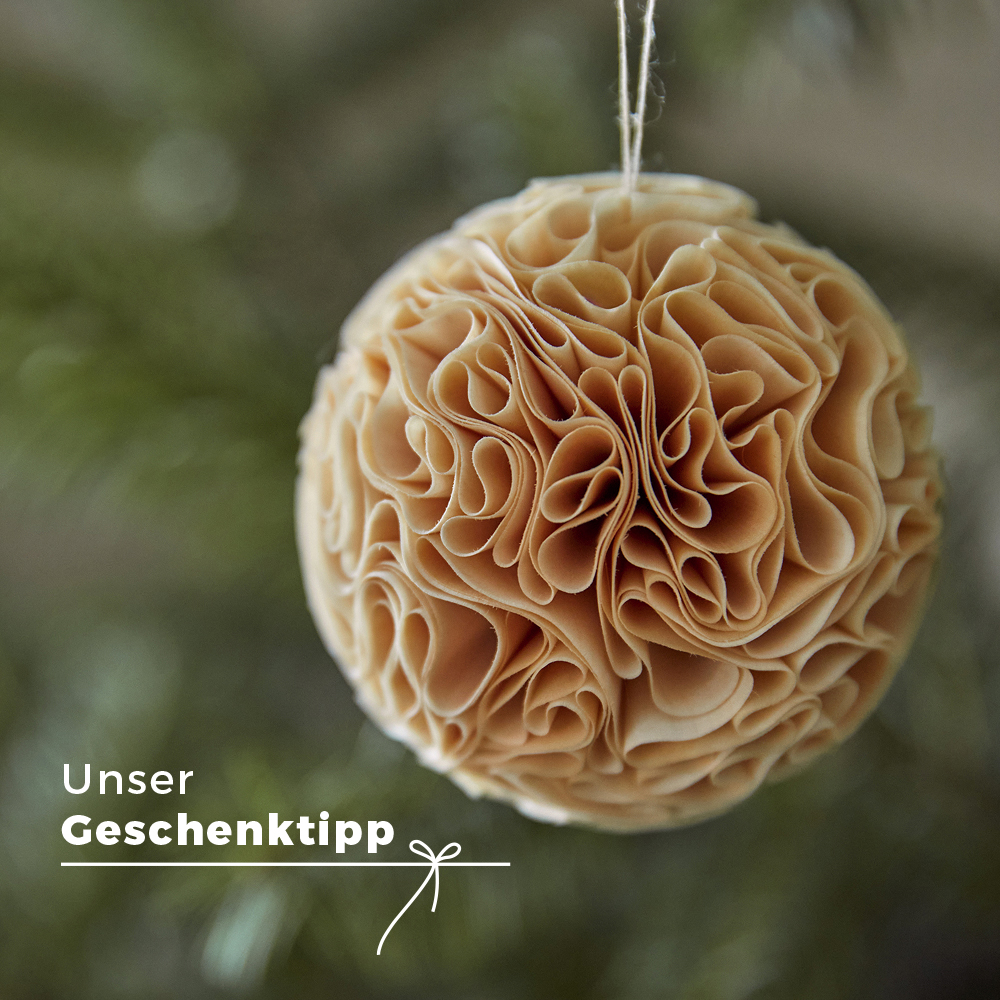 Christbaumkugel aus Holz