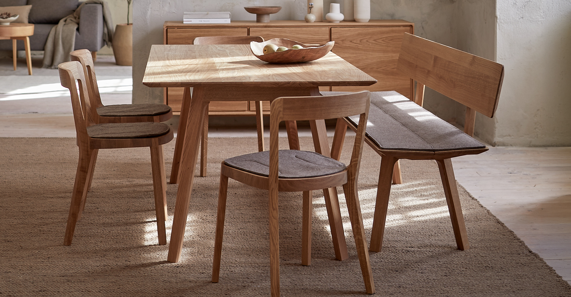 Stuhl Asensio ohne Armlehne im Esszimmer