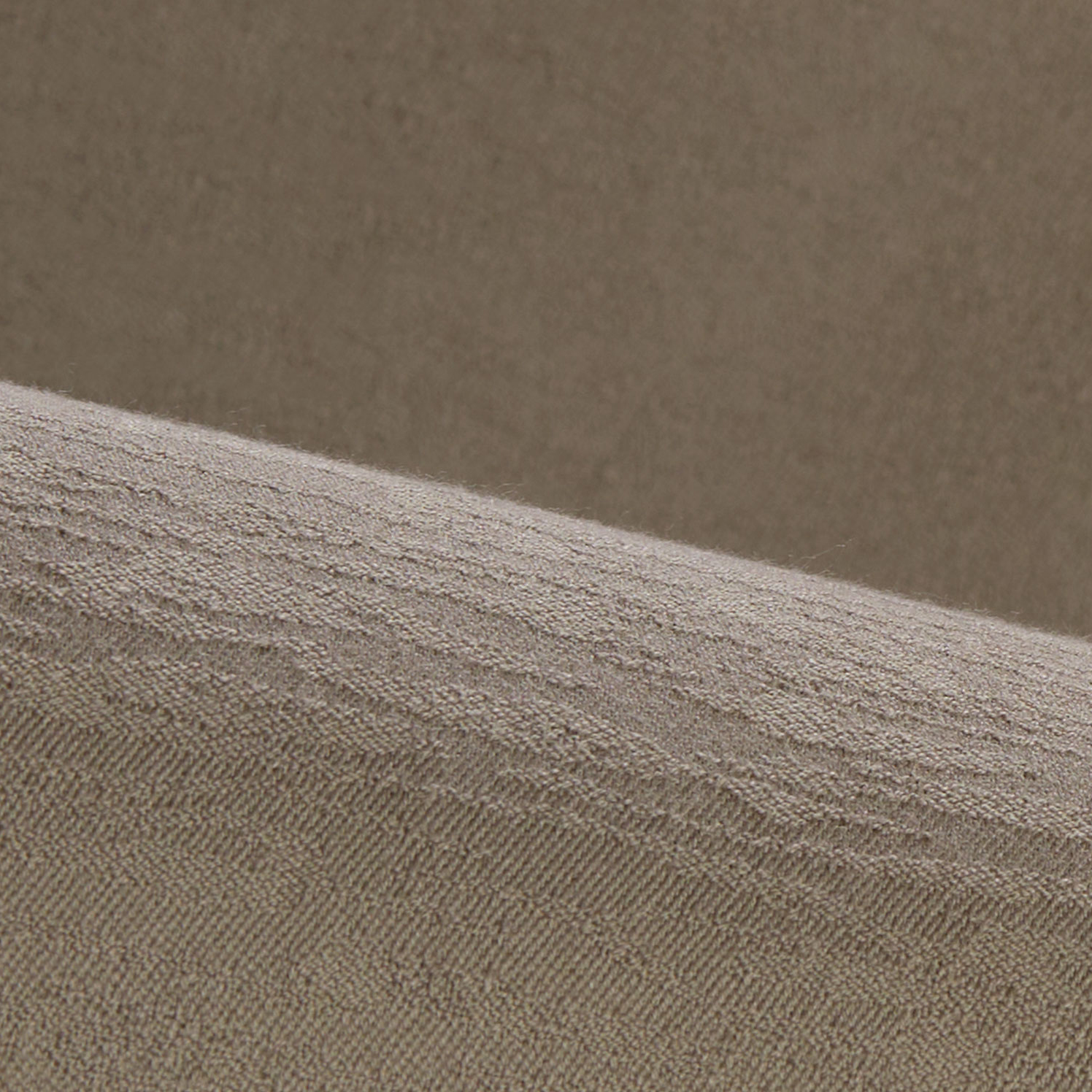 Stoffmuster Baumwollstoff Ondula Taupe