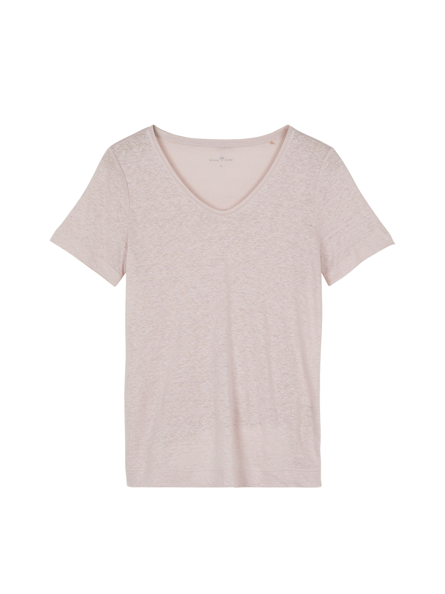 Kurzarmshirt aus Bio Leinen