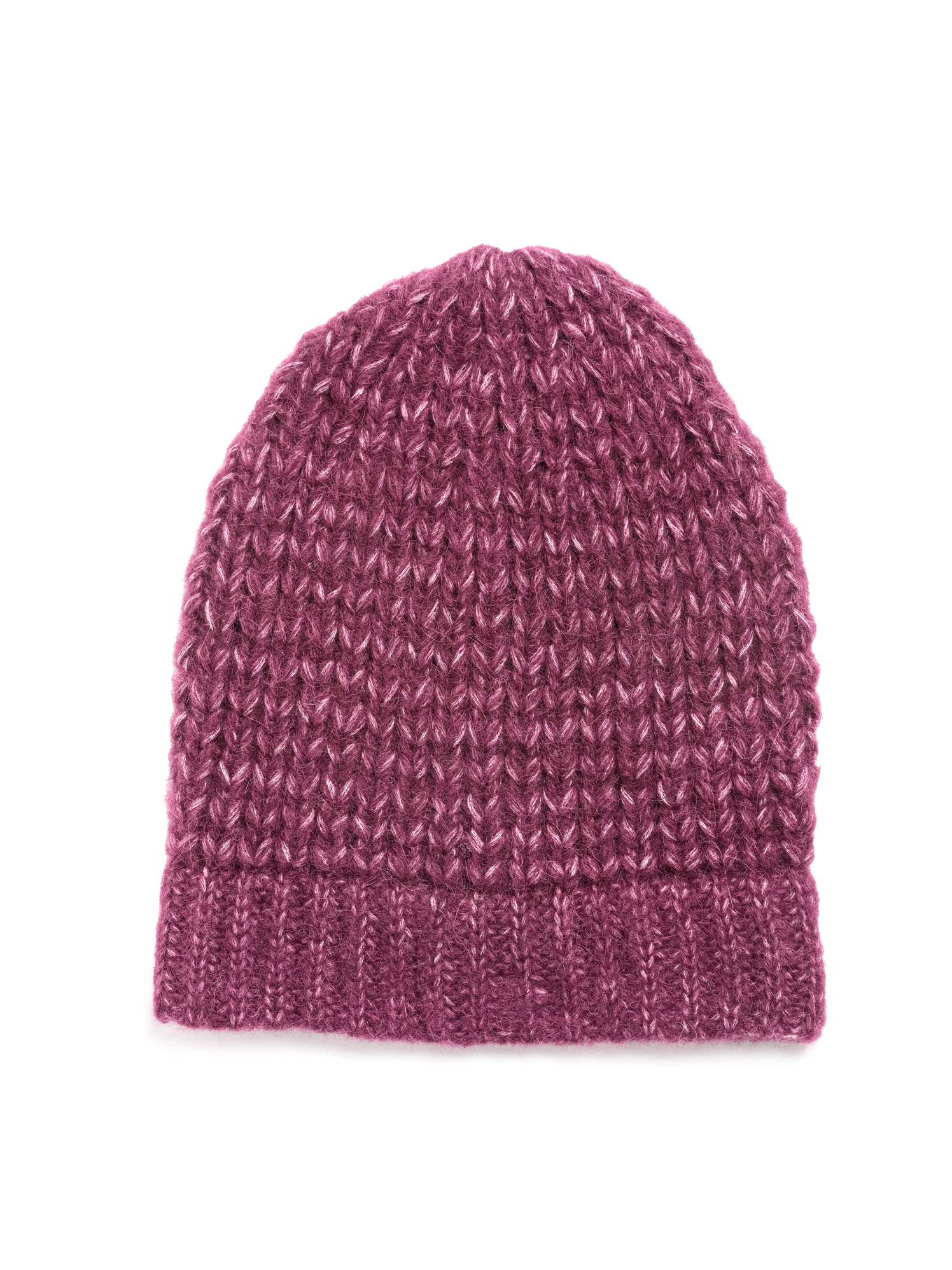 Strickmütze aus Alpakawolle und Bio-Baumwolle