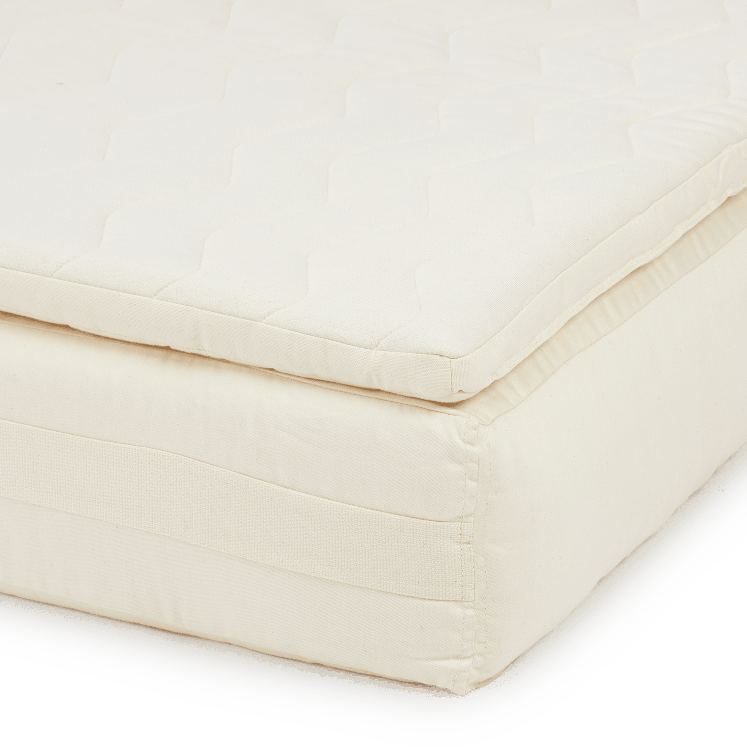 Matratzentopper "Der Komfortable" Naturlatex/Baumwolle/Hanf/Nesselfaser