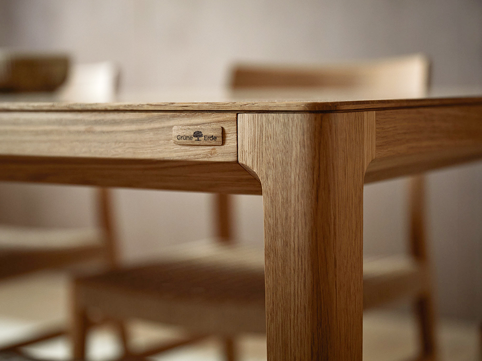 Detailansicht Esszimmertisch