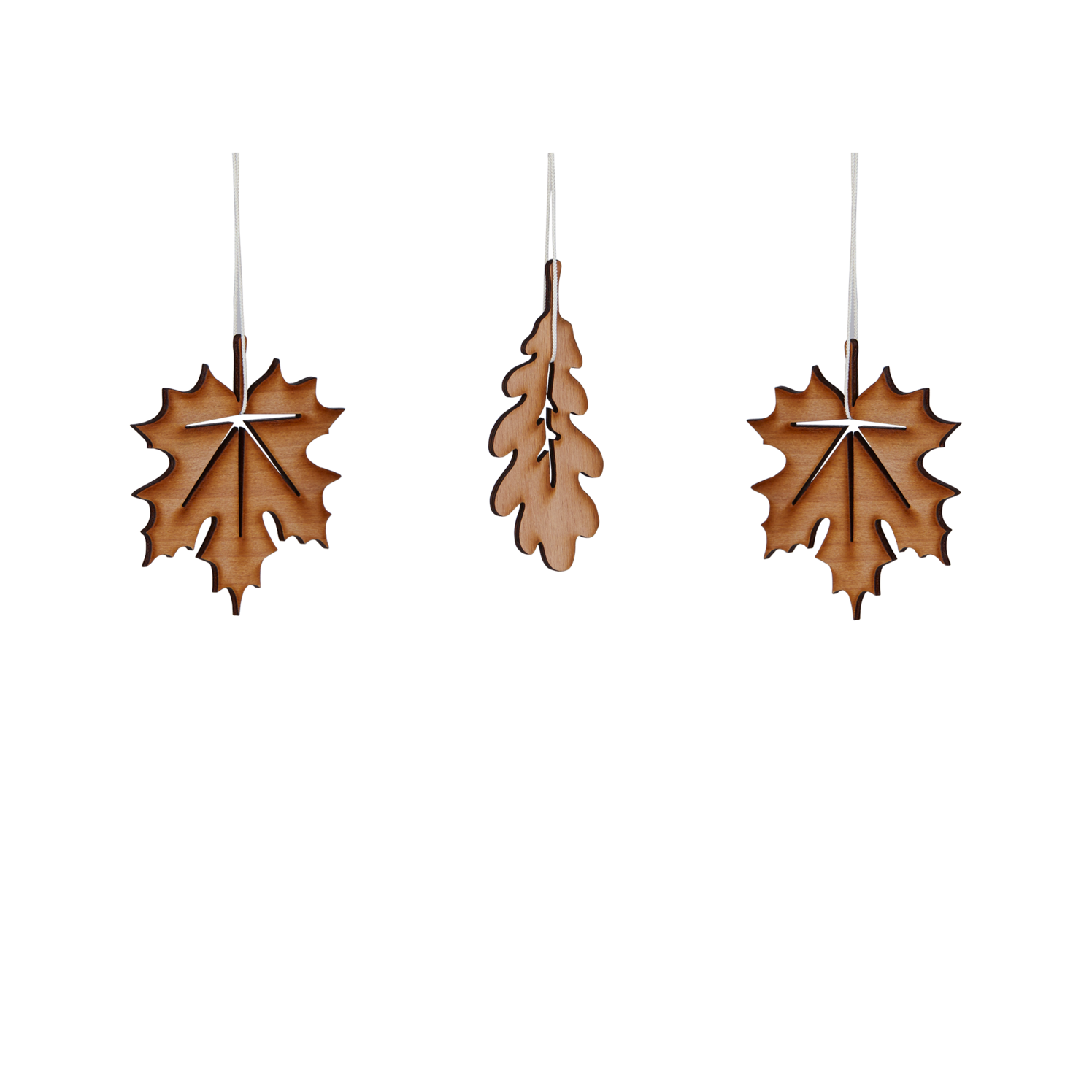 3er-Set Holzanhänger
