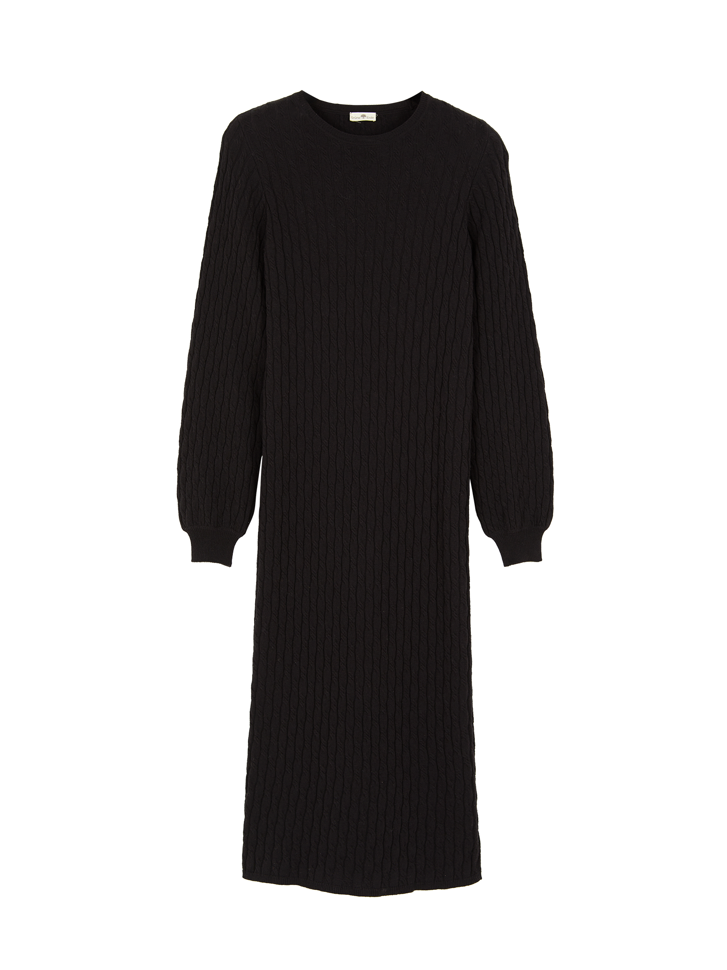 Strickkleid aus Bio-Baumwolle und Wolle