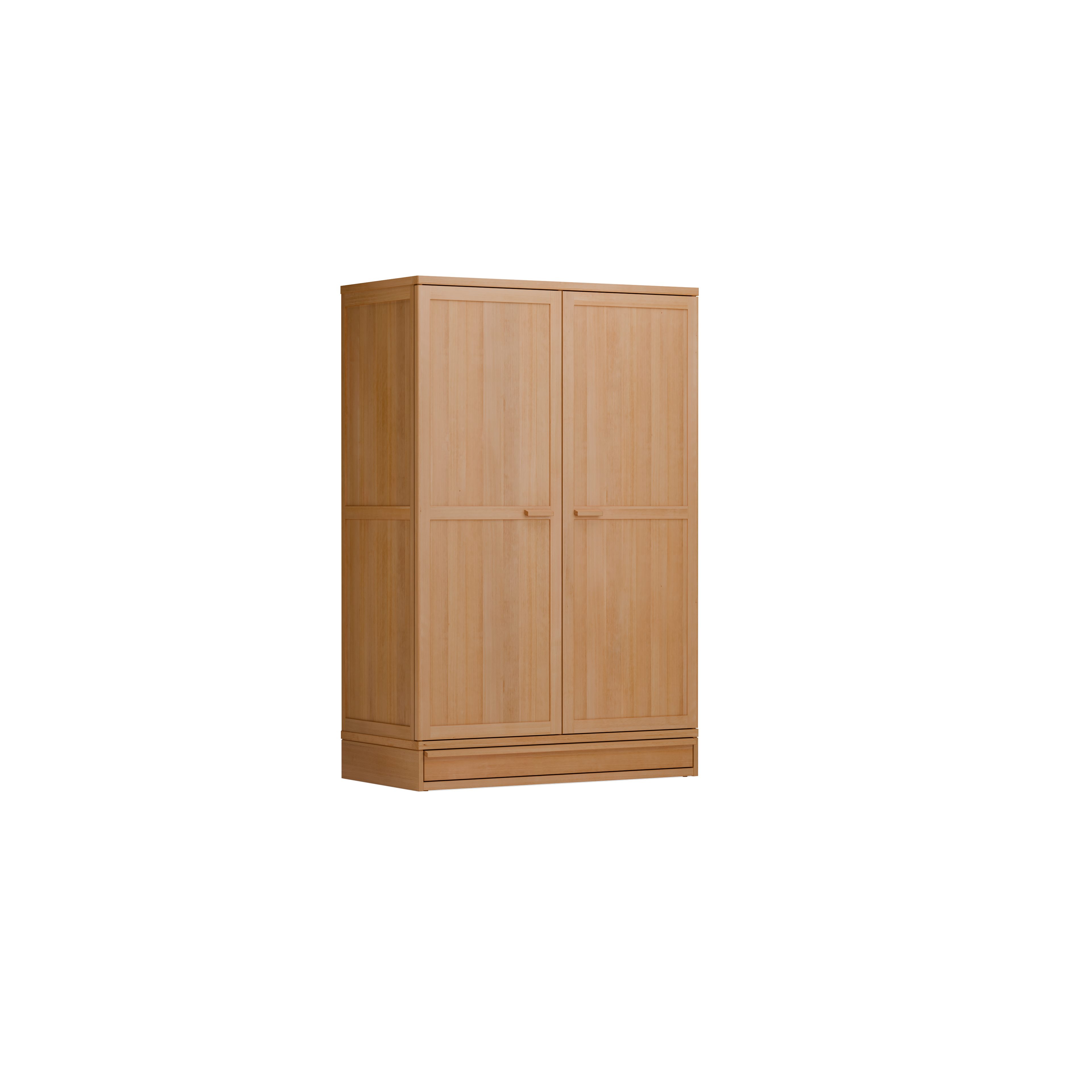 Kleiderschrank Kurami mit Drehtüren 2-türig