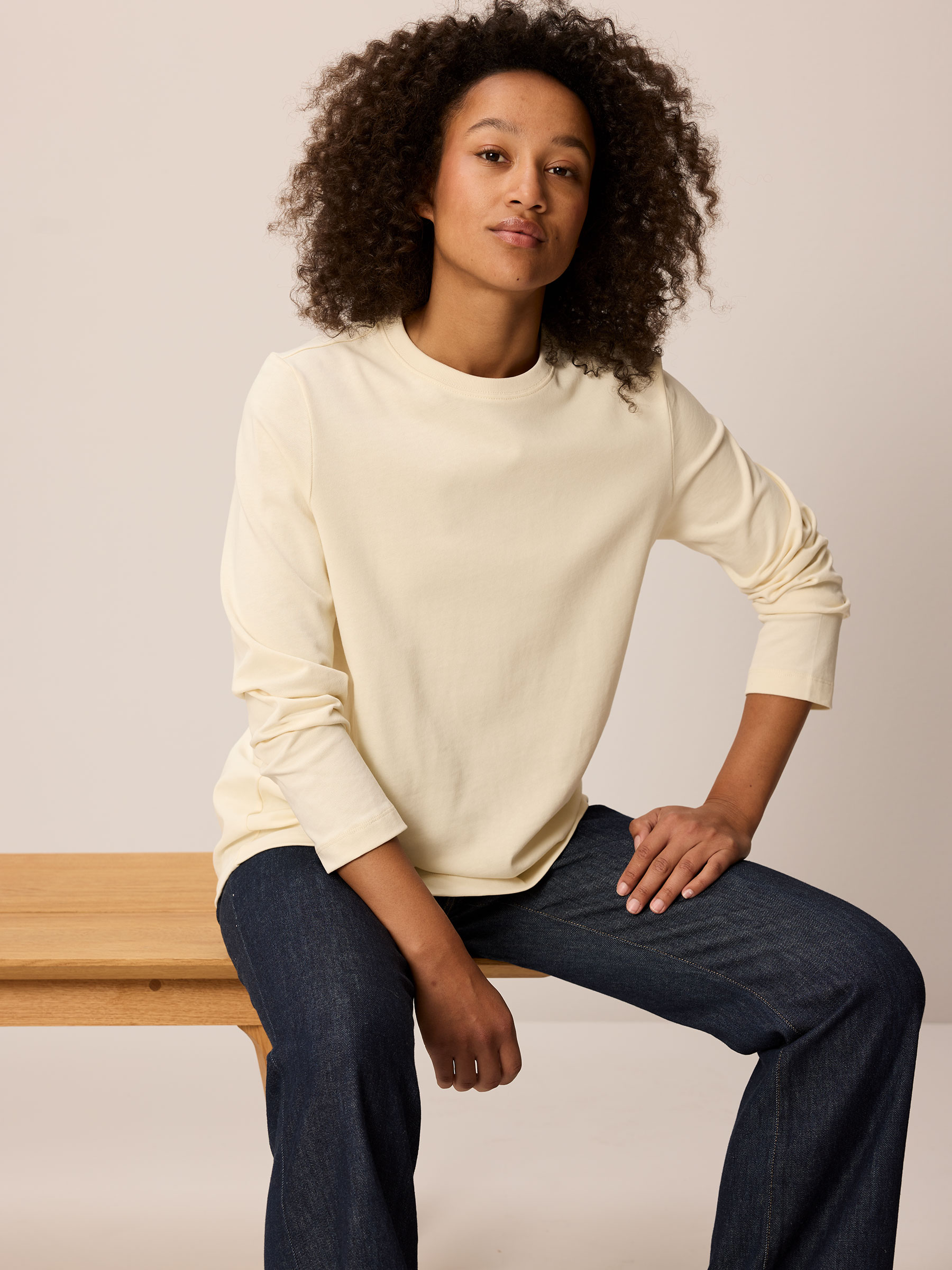 Langarmshirt aus Bio Baumwolle
