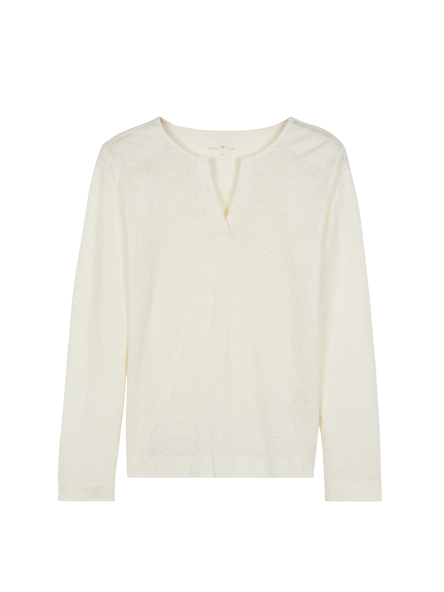 Langarmshirt aus Bio Leinen