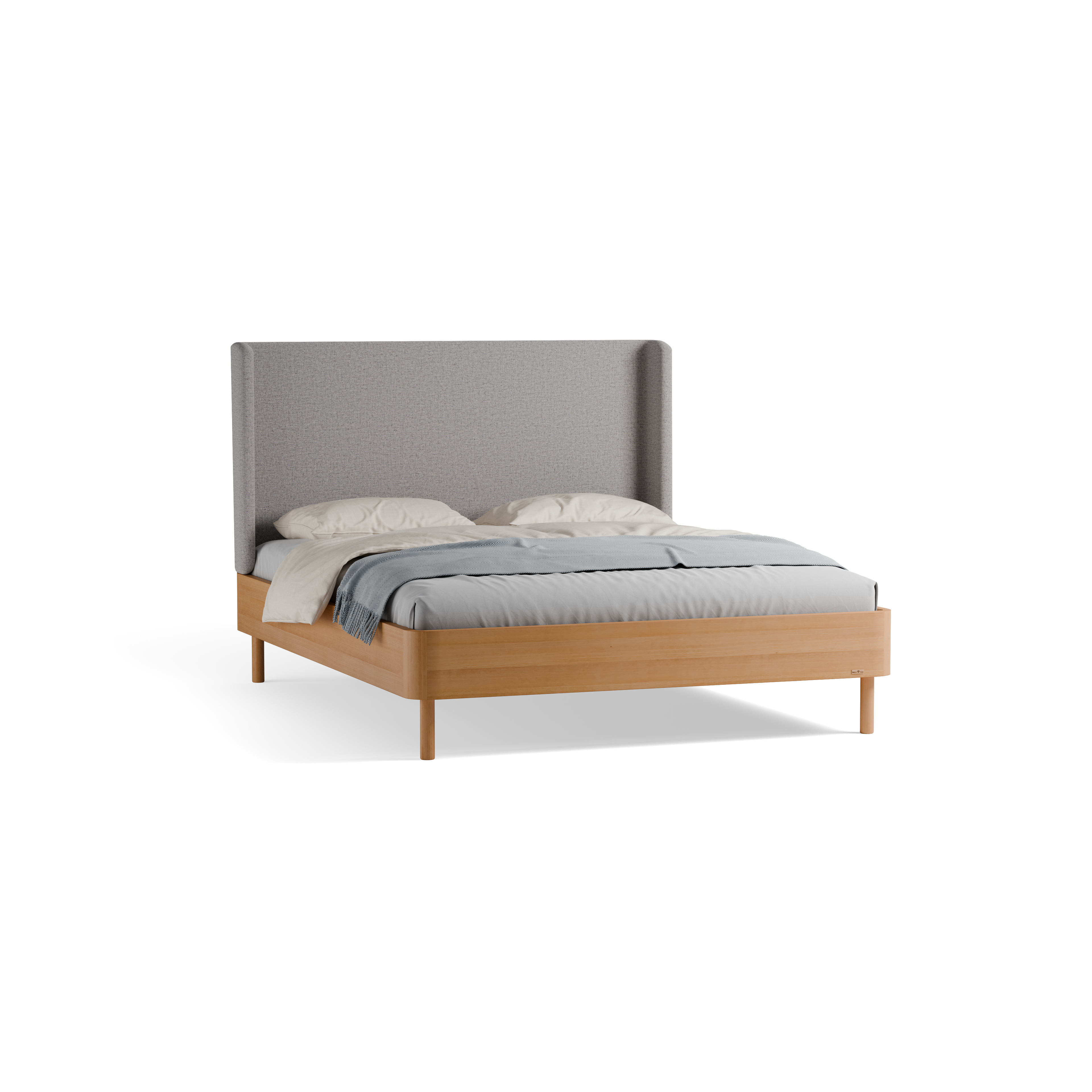 Bett Tonda mit Polsterbetthaupt