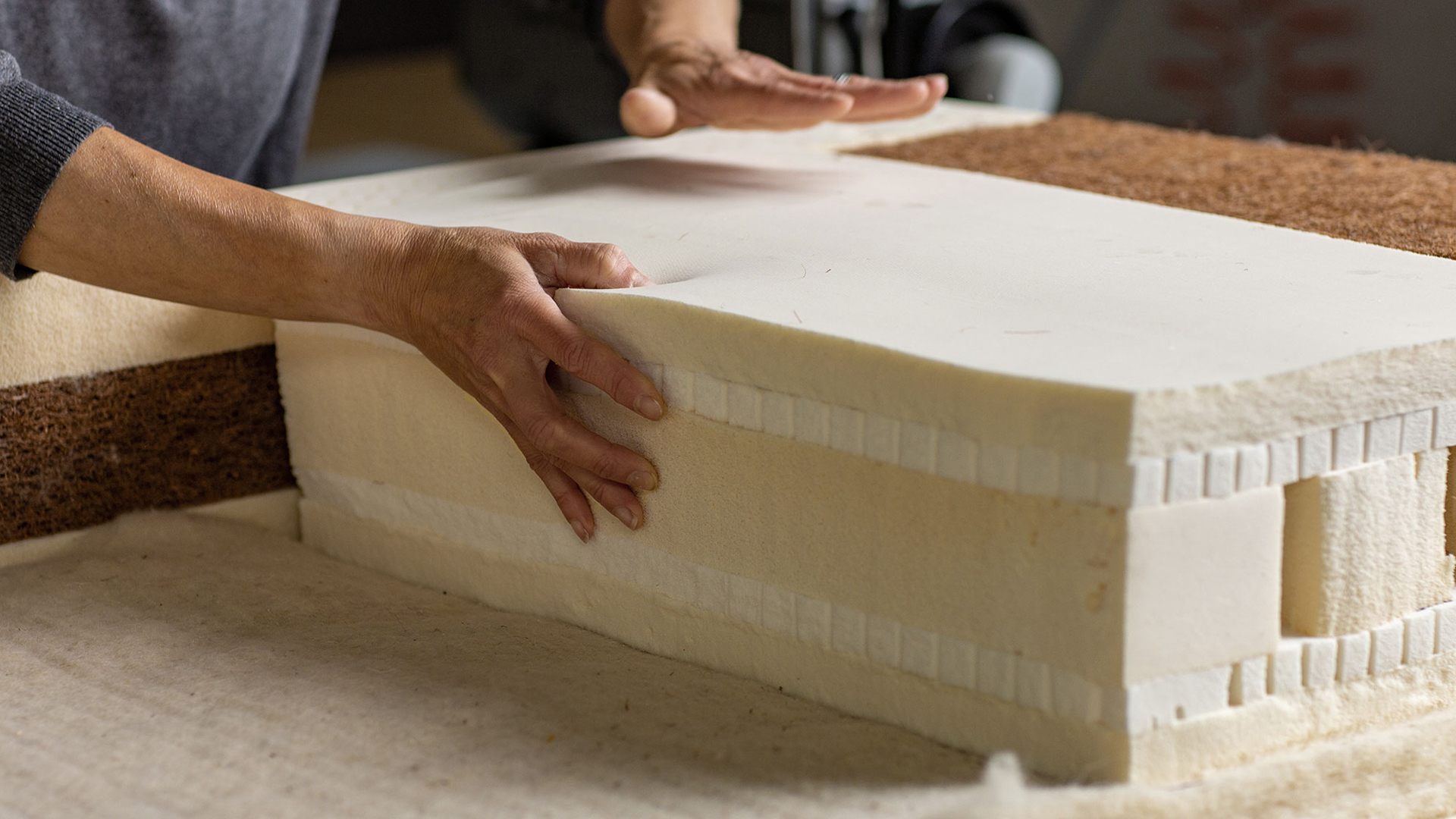 Aufbau einer Naturmatratze