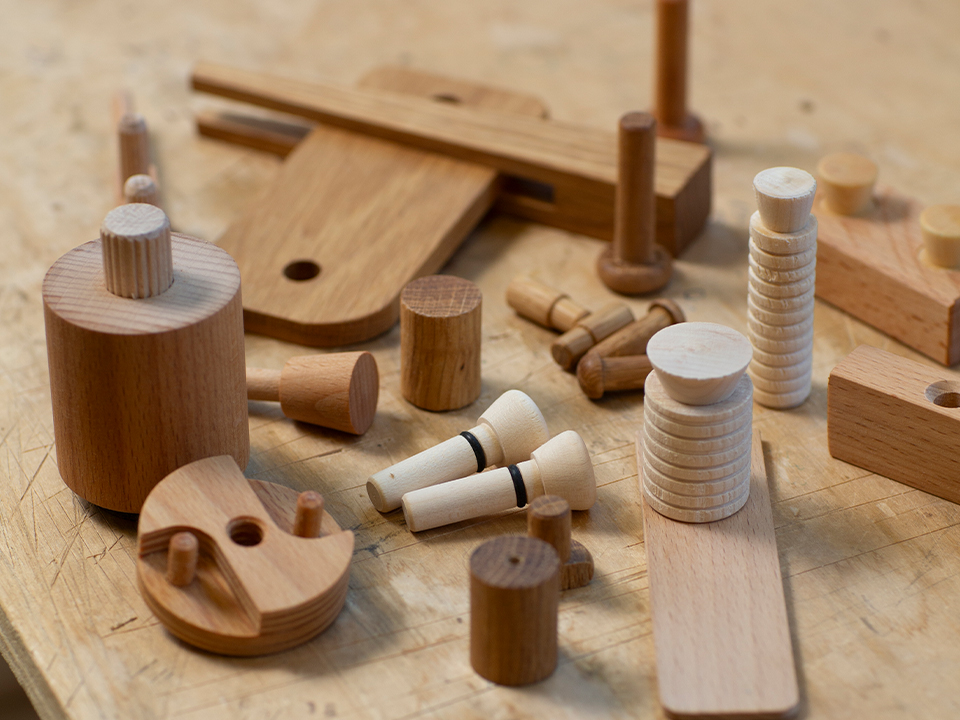 verschiedene Holzverbindungen