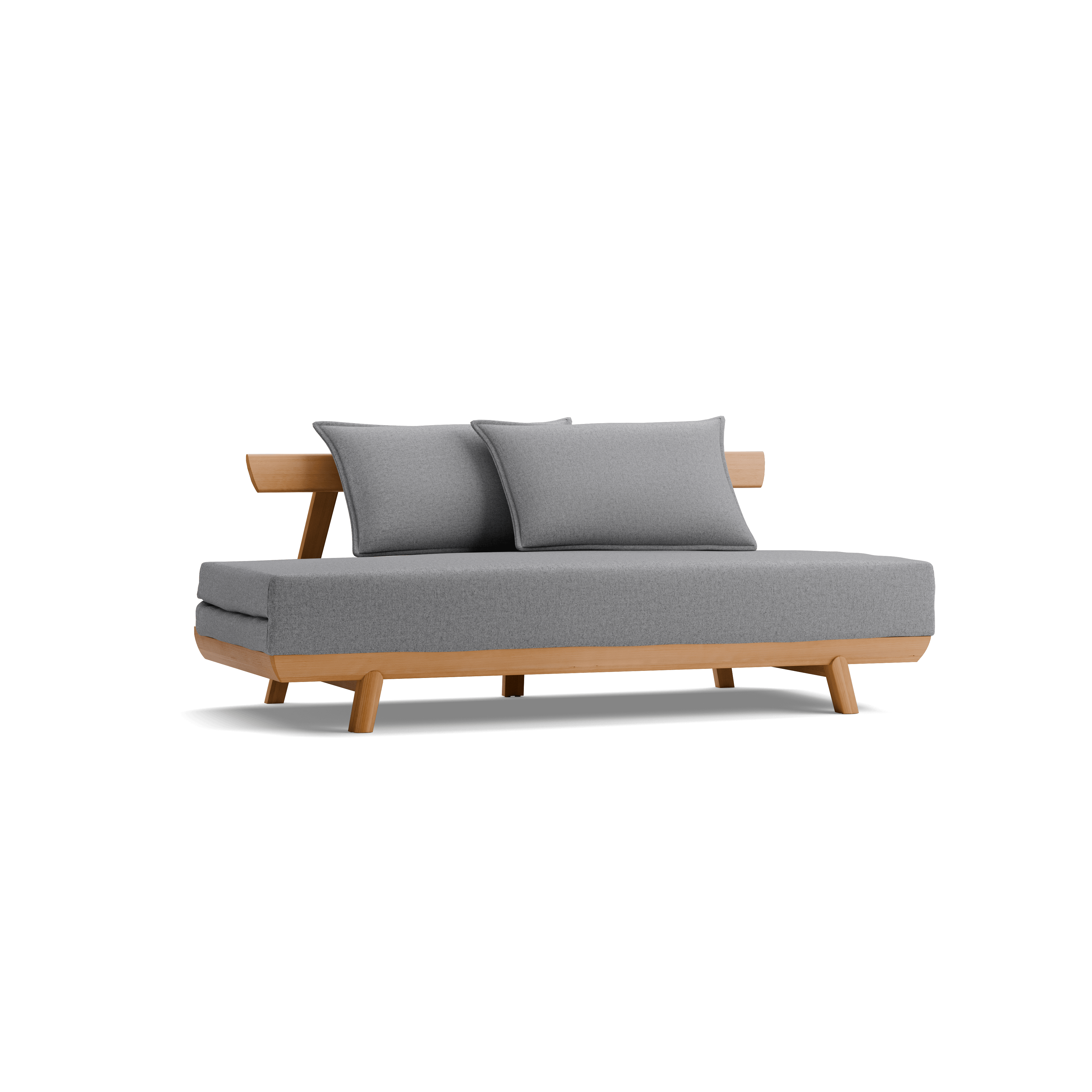 Schlafsofa Doppio aus Massivholz
