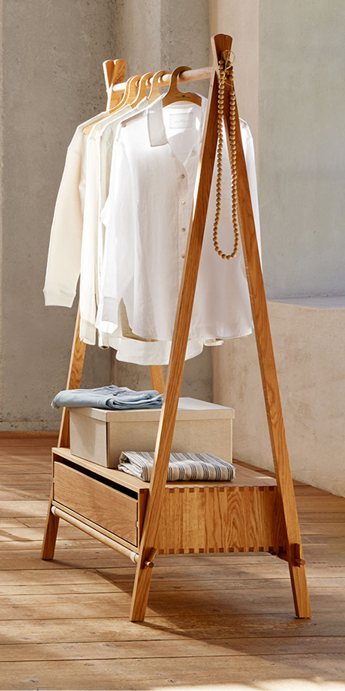 Kleiderständer Jukai Pur aus Eiche