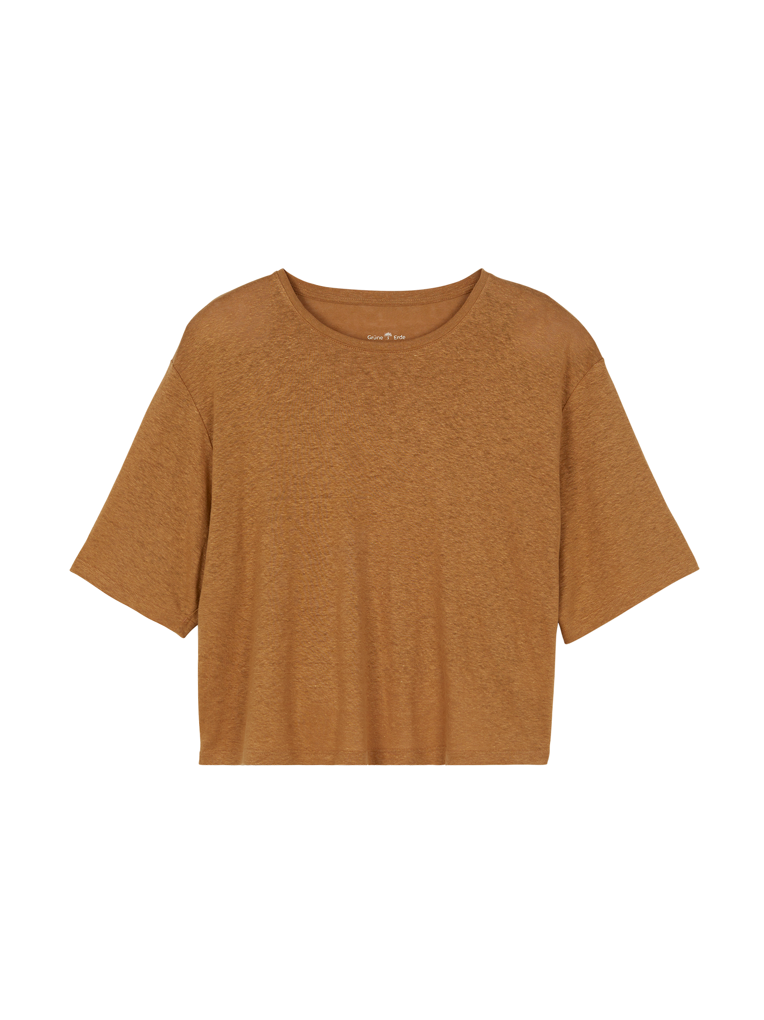 Kurzarmshirt aus Bio Leinen