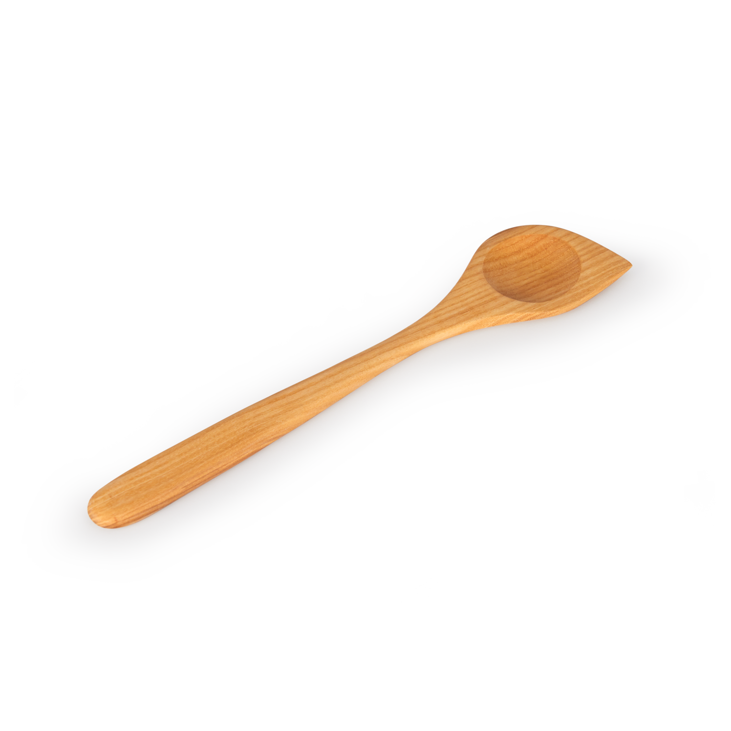 Spitzlöffel ohne Loch aus Eschenholz