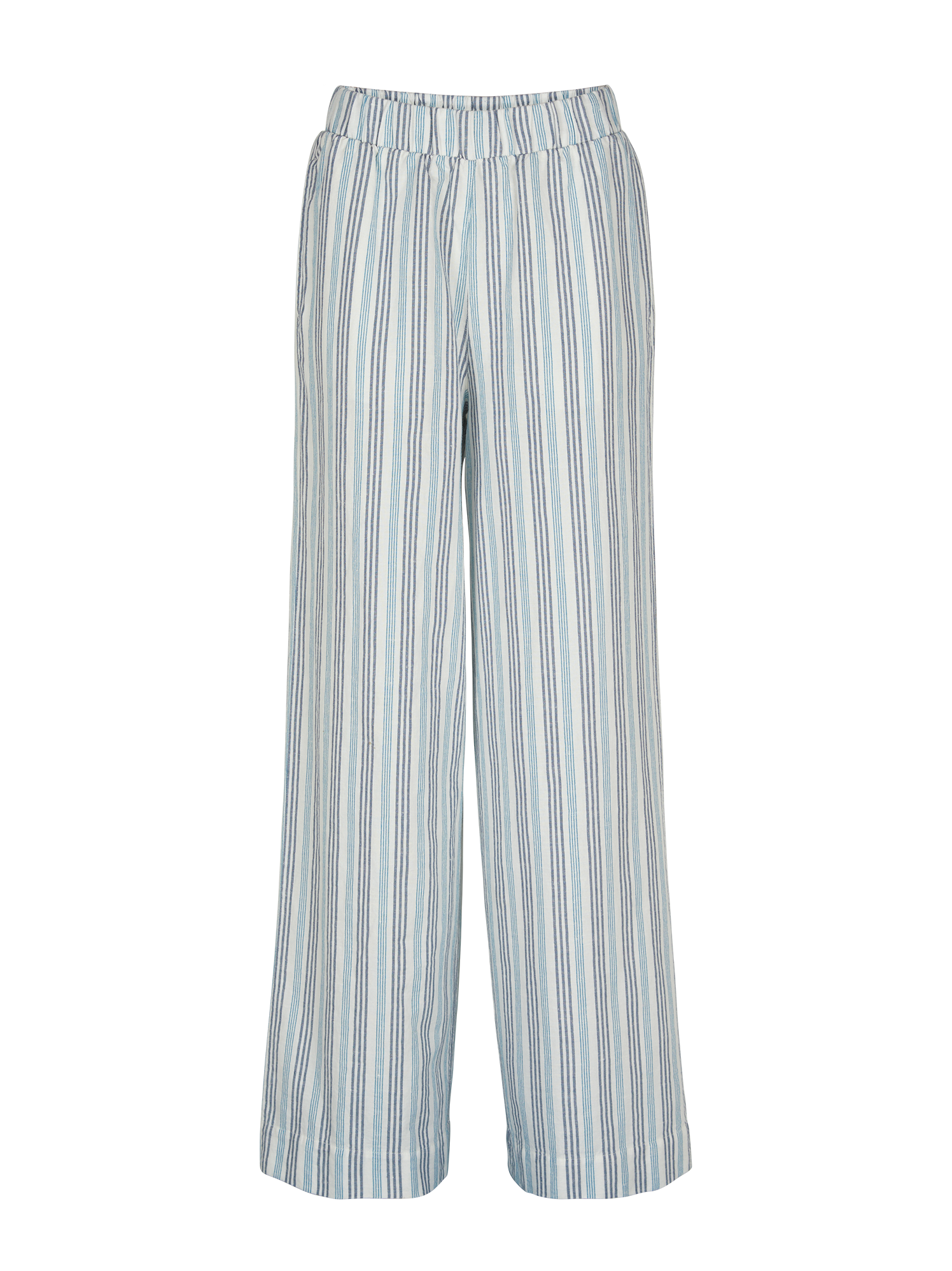 Hose weit aus Bio Leinen und Baumwolle