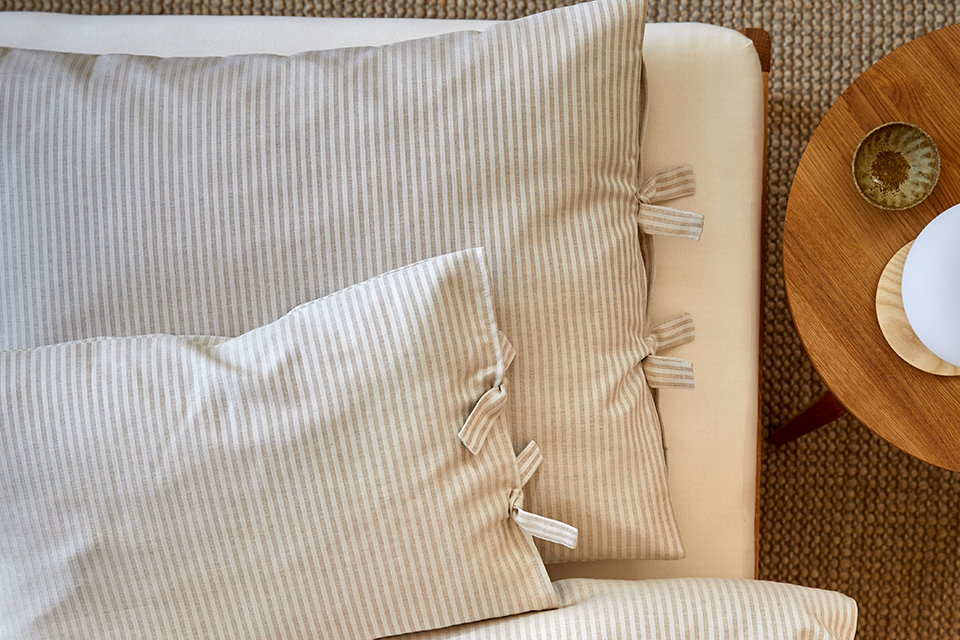 Bettwäsche Henry mit Schmetterlingsknoten