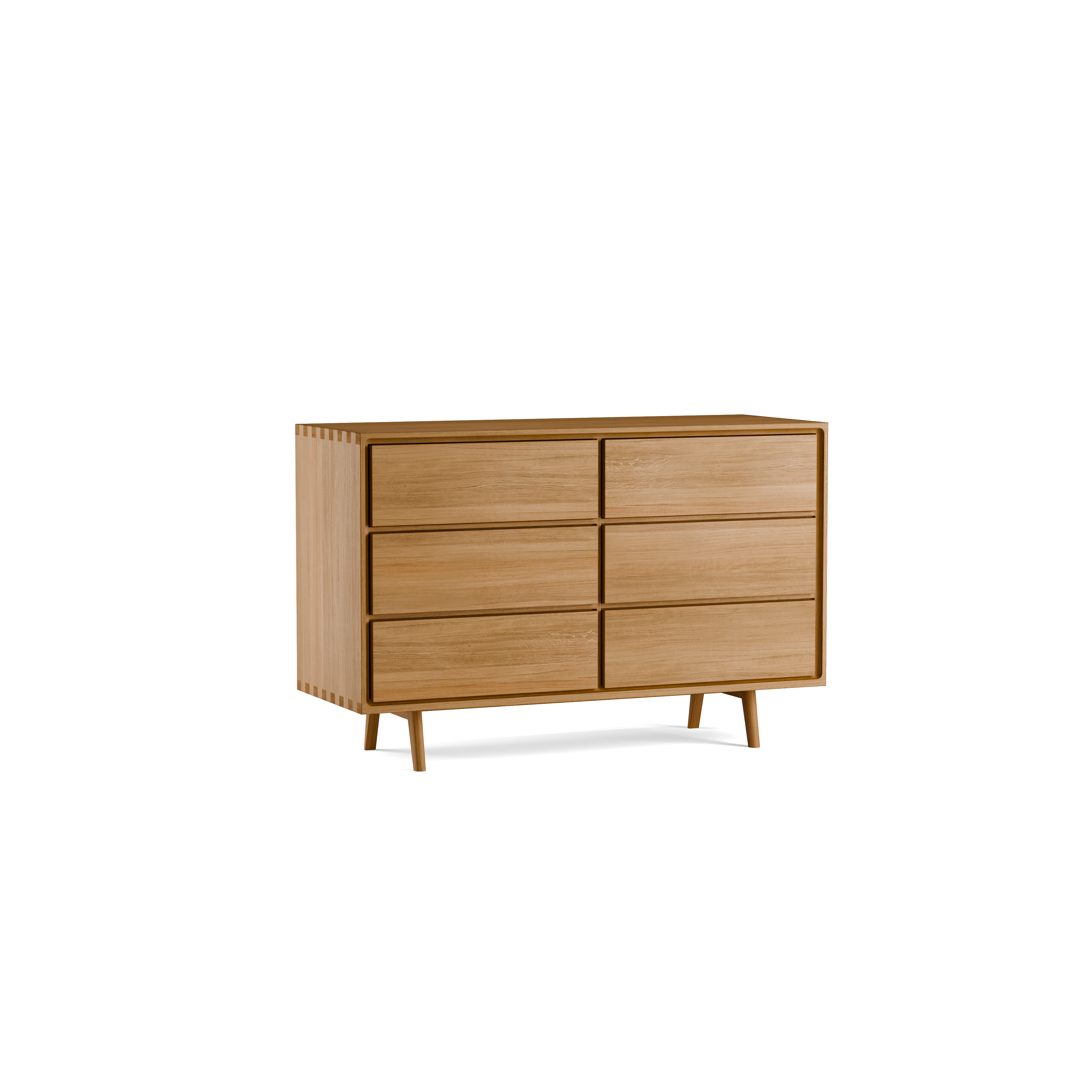 Sideboard Tesoro mit 6 Laden B 120 x T 45 x H 79 cm