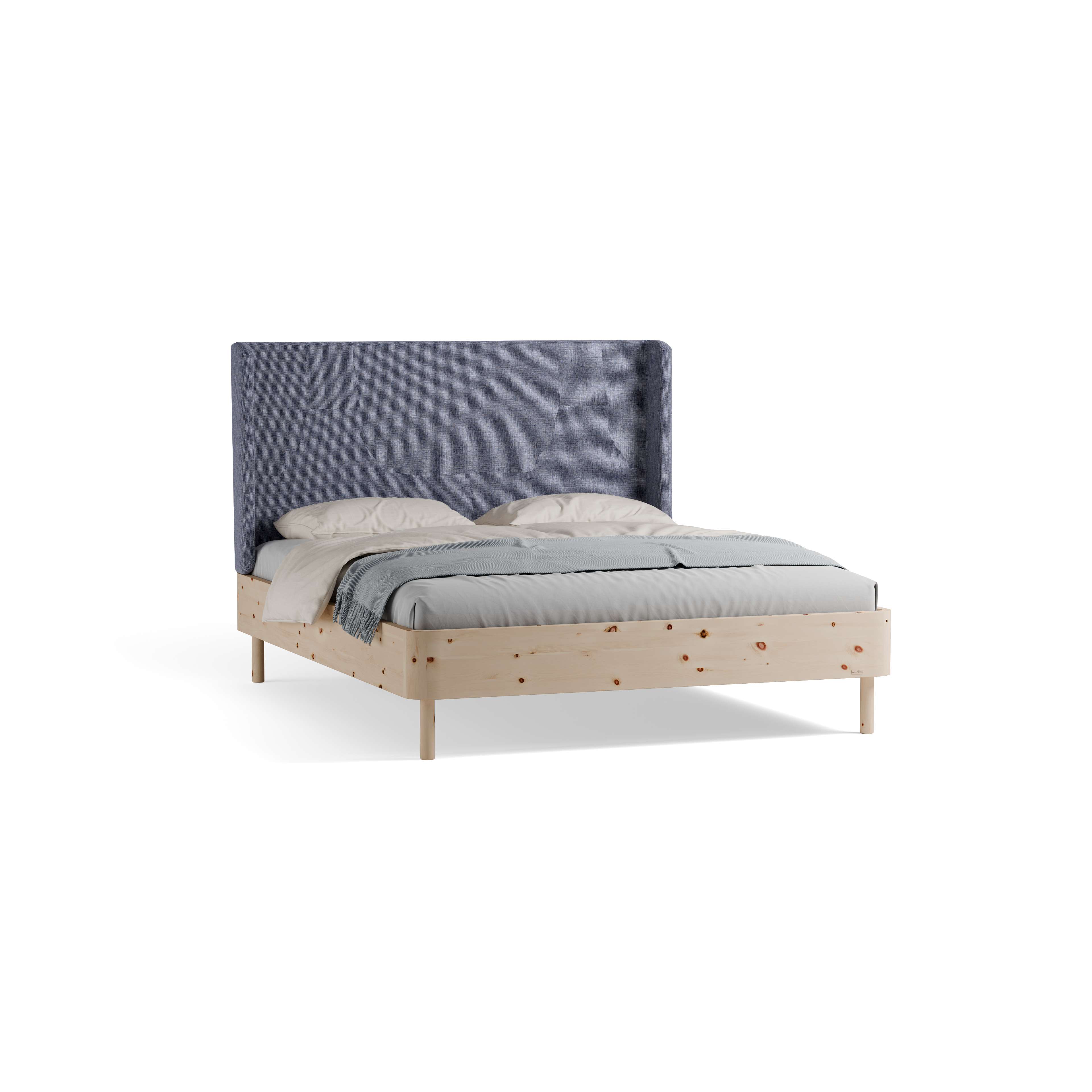 Bett Tonda mit Polsterbetthaupt