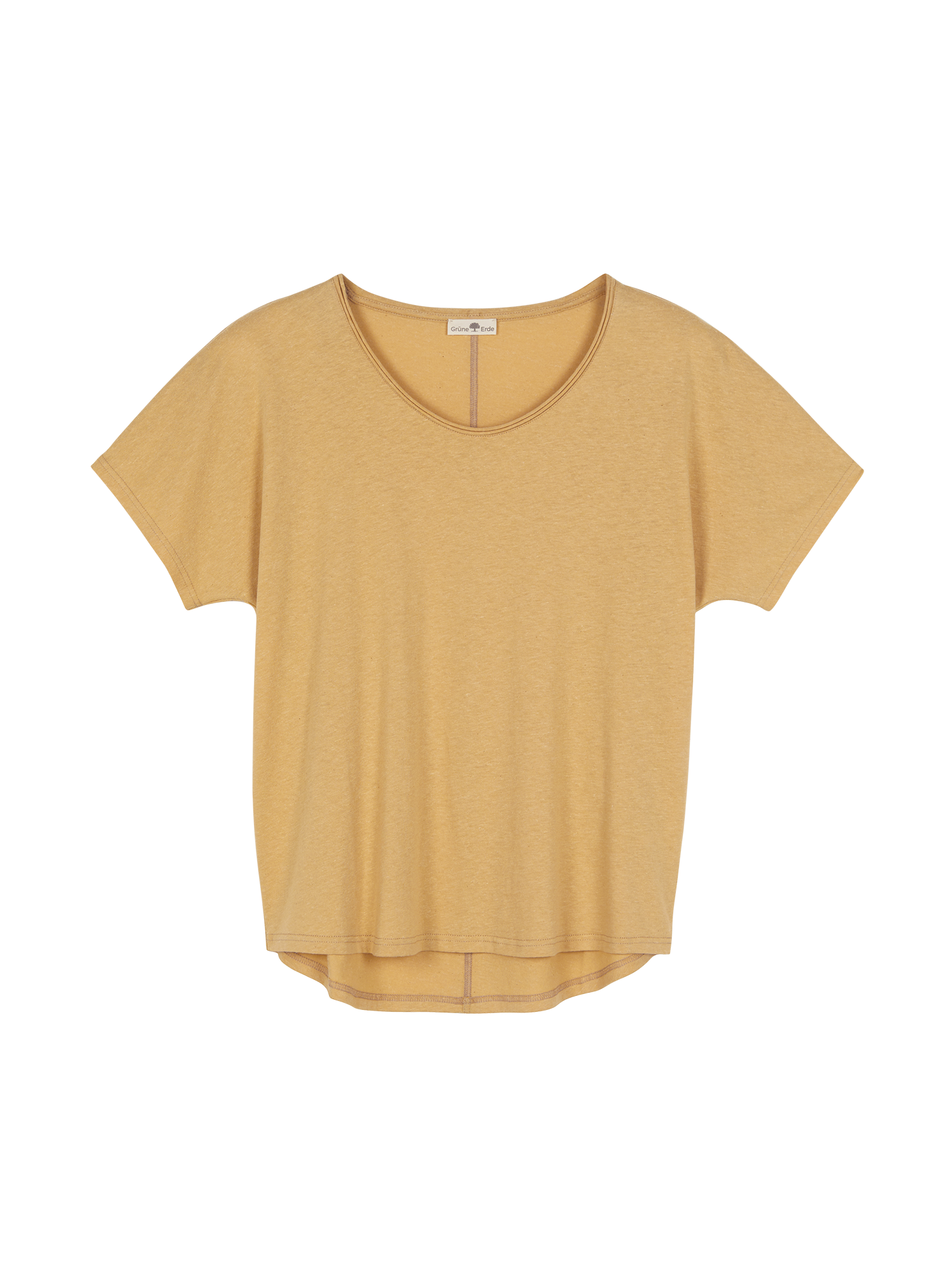 Kurzarmshirt aus Bio Baumwolle/Hanf