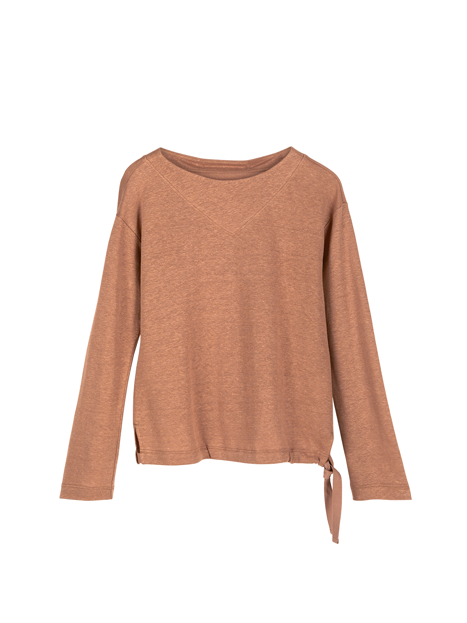 Langarmshirt aus Bio Leinen