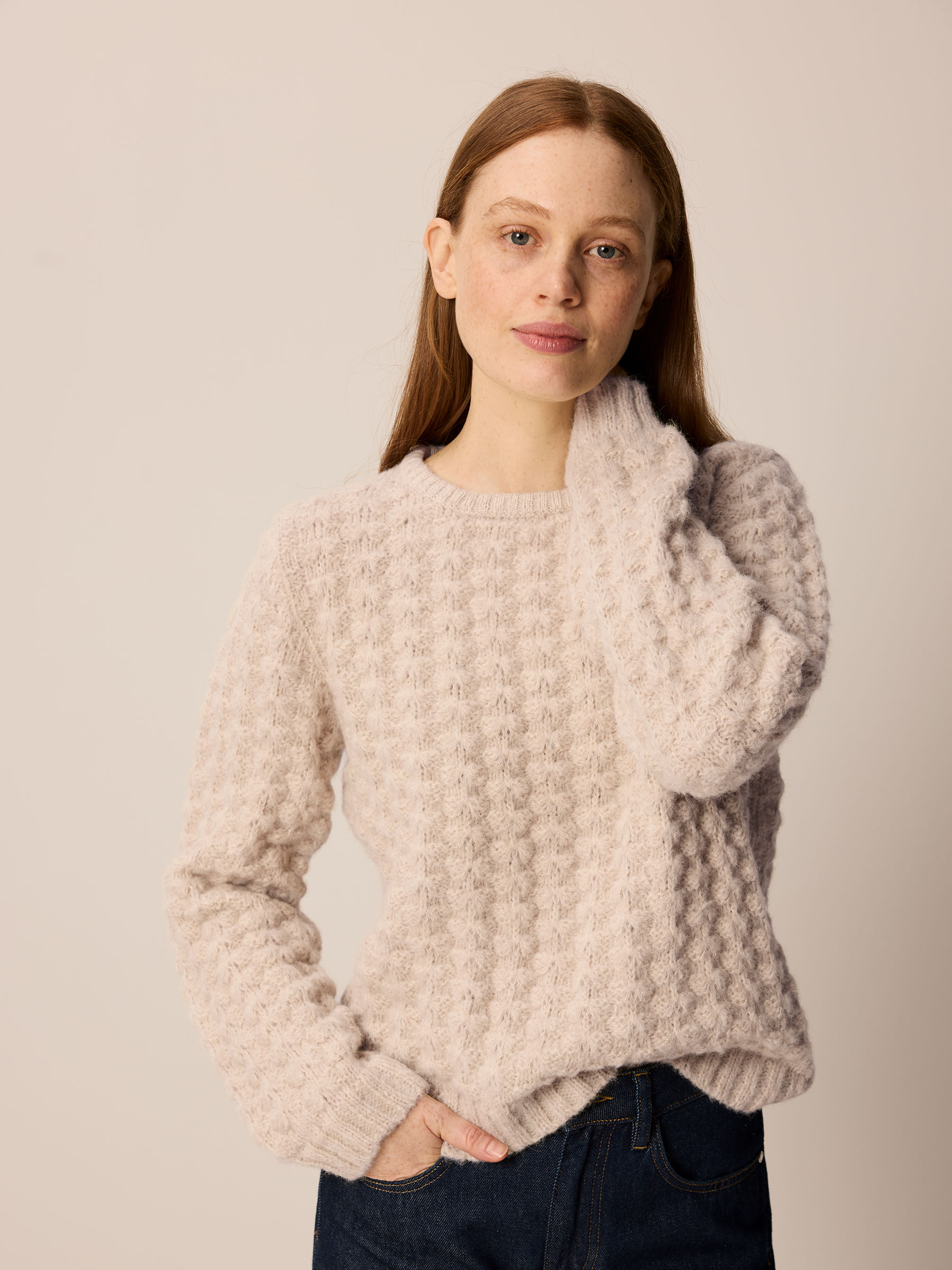 Pullover aus Alpakawolle