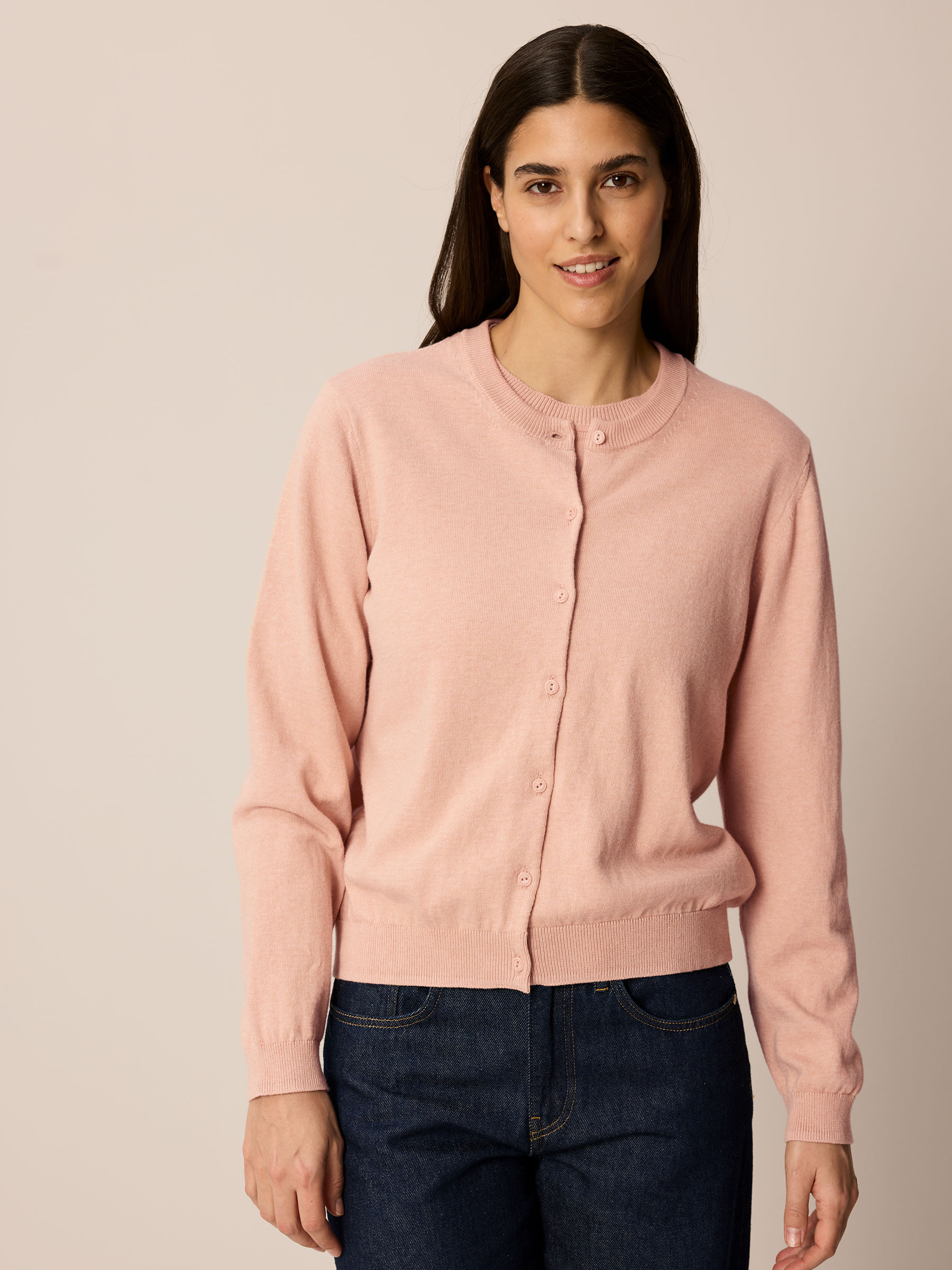 Strickjacke aus Bio Baumwolle