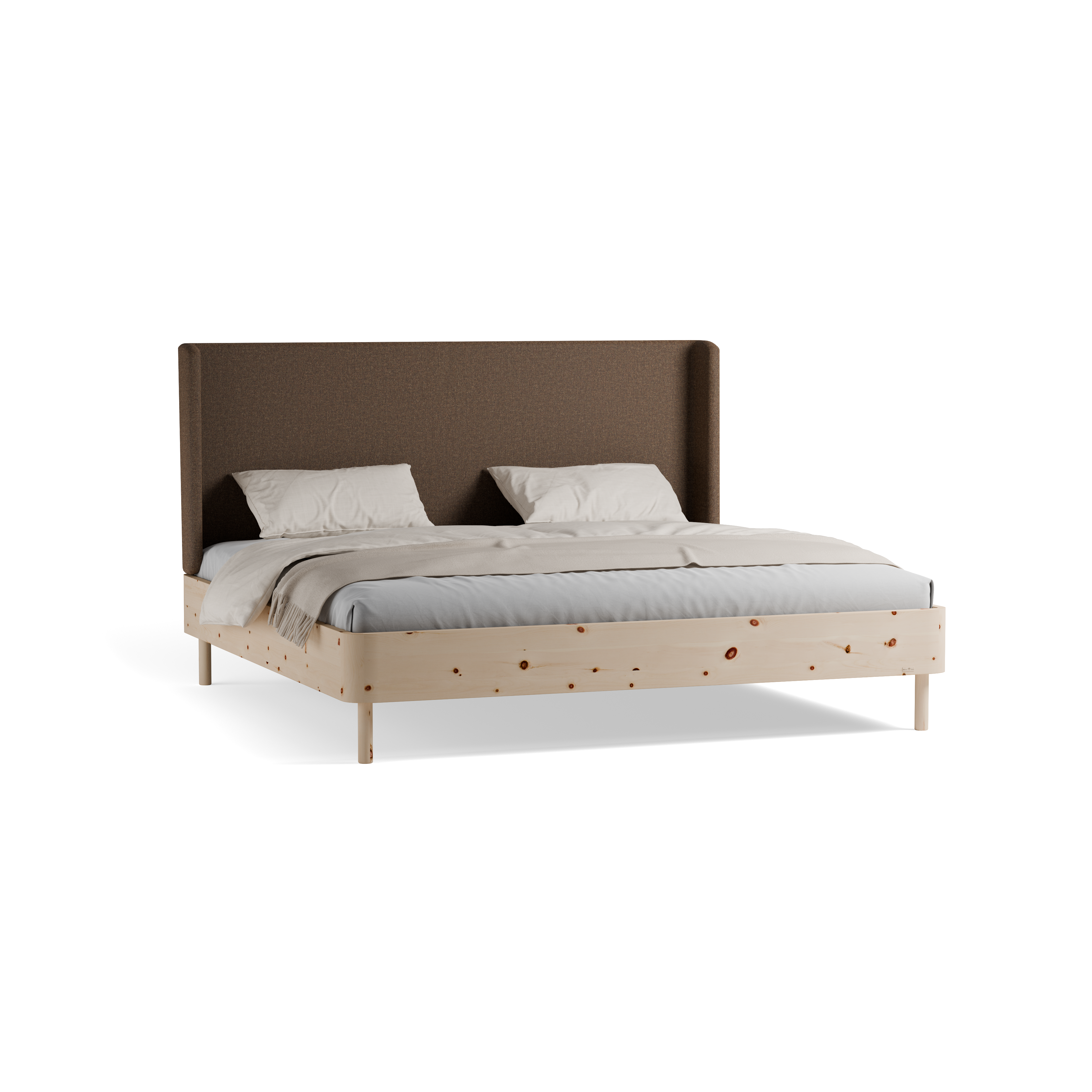 Bett Tonda mit Polsterbetthaupt