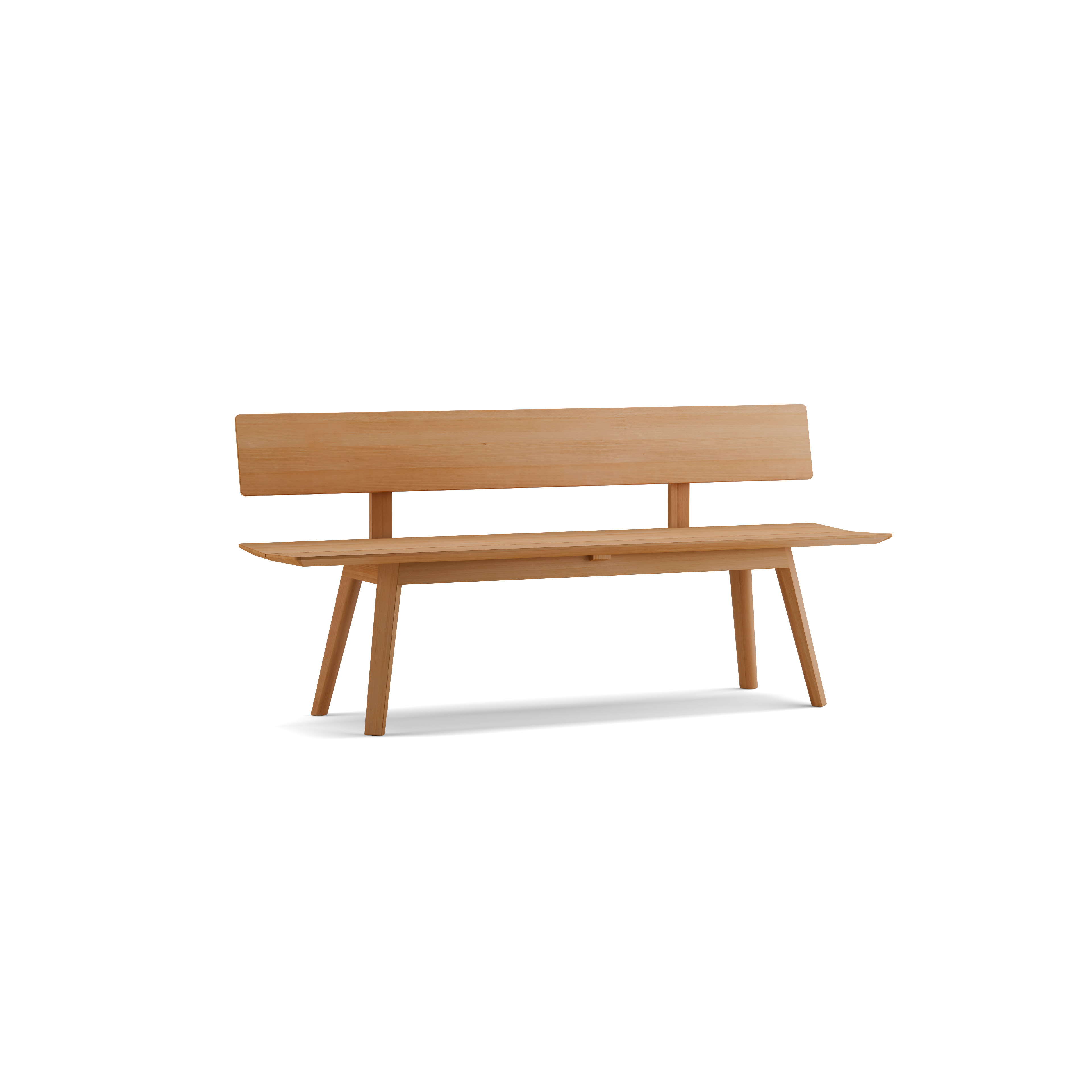 Holzbank Mirato aus Massivholz