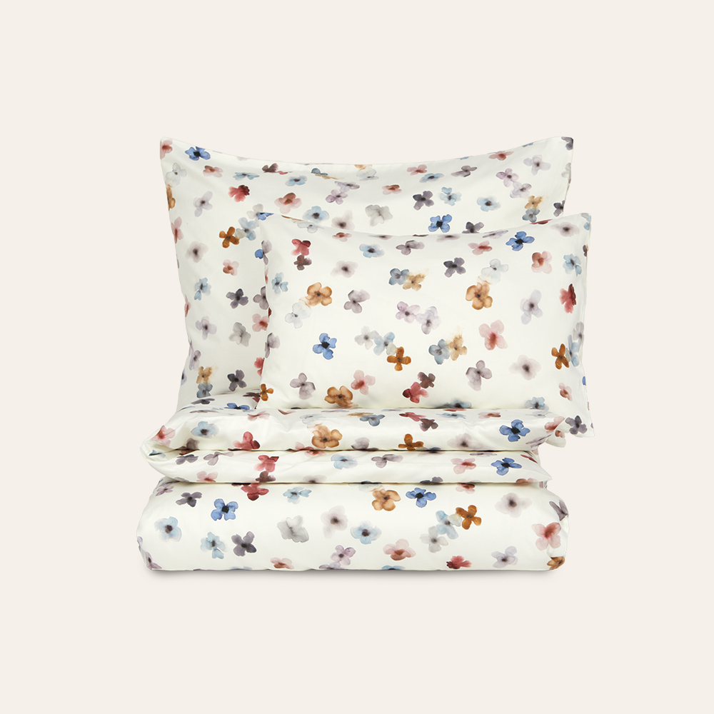 Bettwäsche Elodie mit Blumendruck