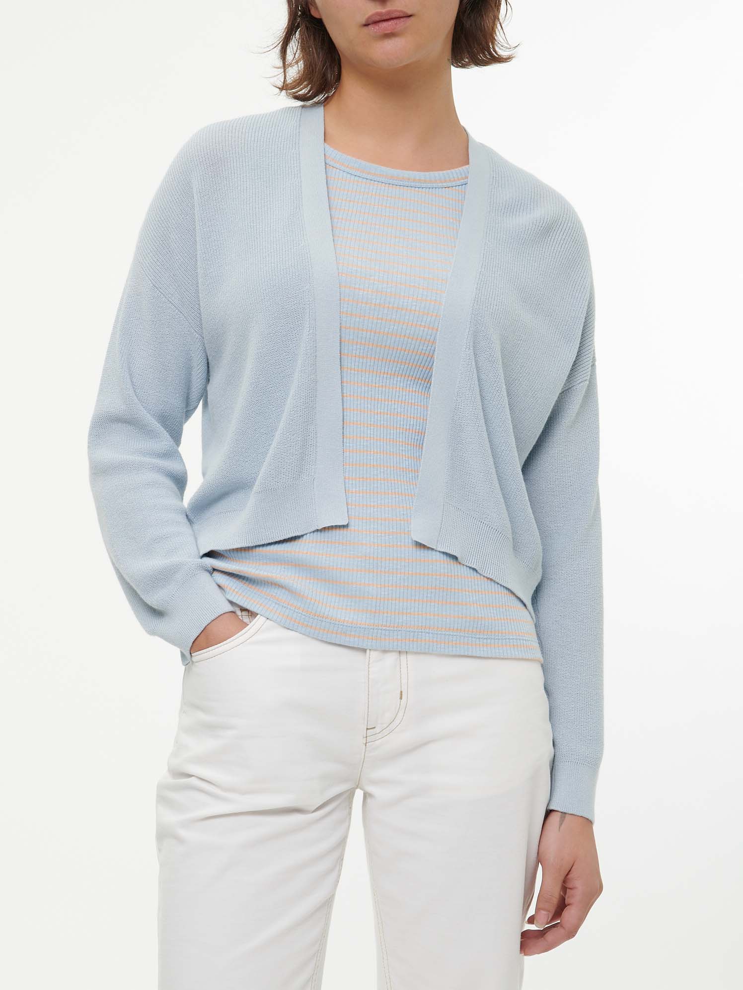 Strickjacke aus Bio-Baumwolle