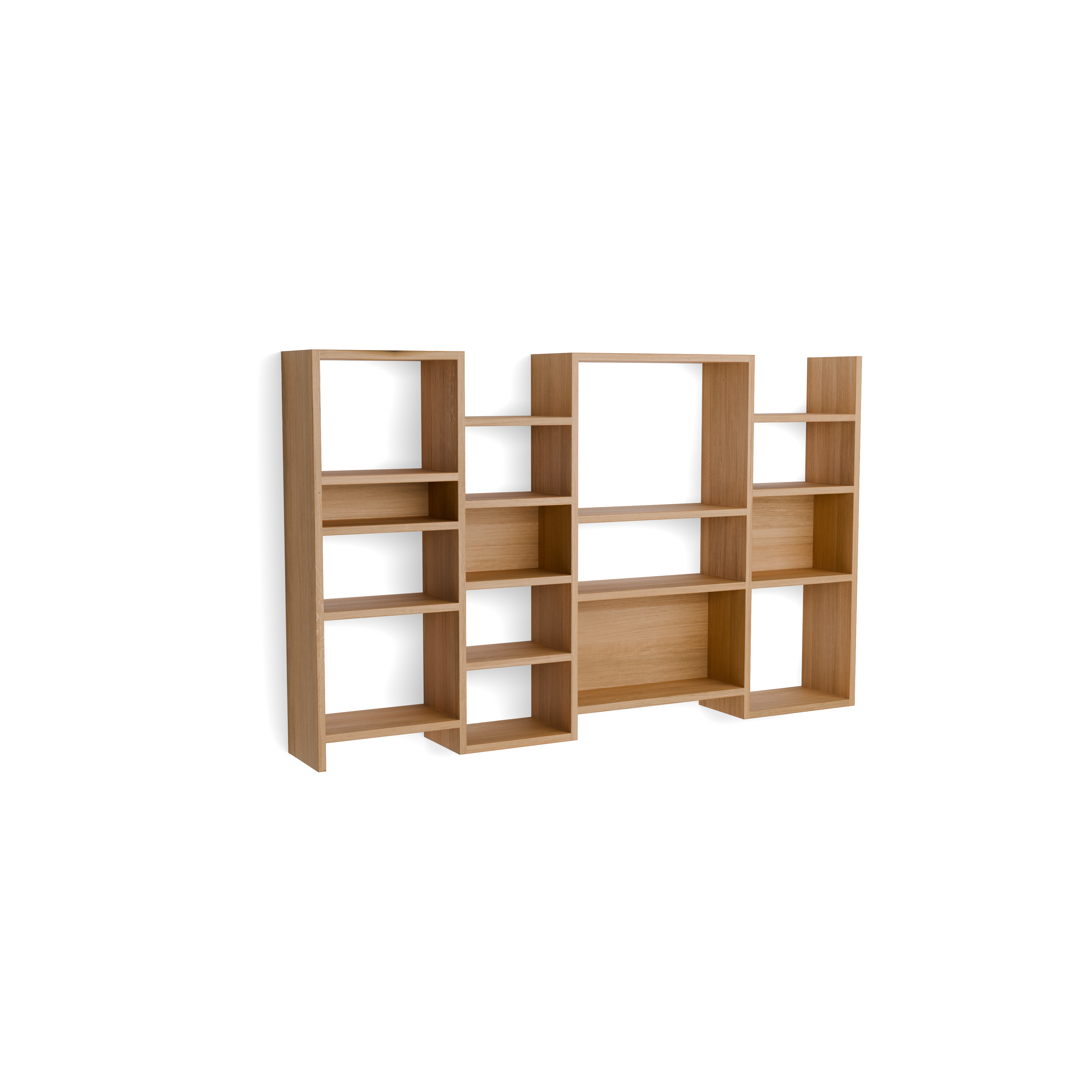 Wandregal Piet B 130 x H 80 x T 18 cm