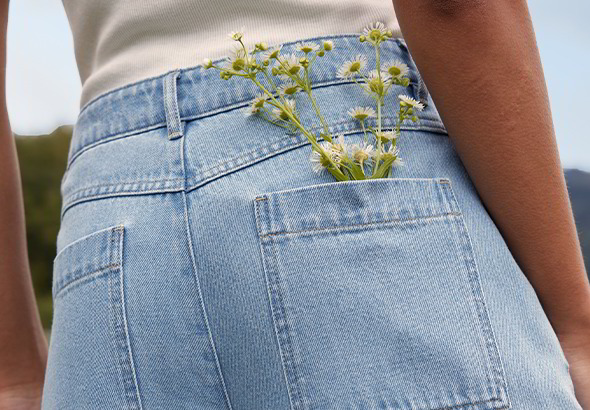 Grüne Erde Jeans Neuheiten Frühling 2025
