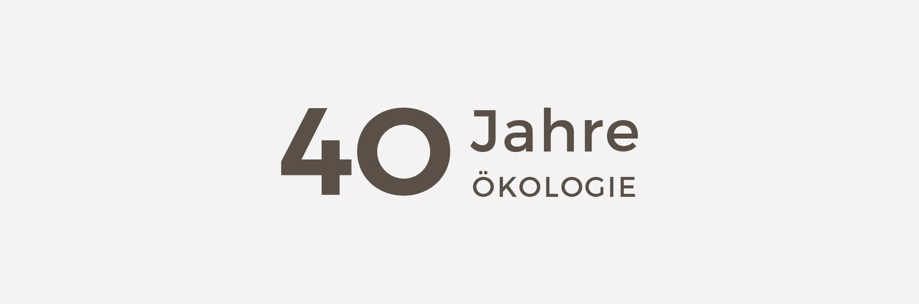 40 Jahre Ökologie