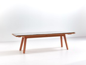Holzbank Mirato ohne Rückenlehne, Buche, L 180 x T 46 x H 48 cm