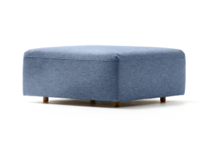 Hocker Sereno, bodennah, Eiche, Wollstoff Elverum Ozean