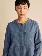 Blusenjacke, denim chambray