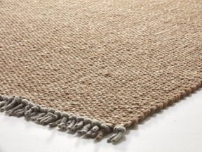 Wollteppich CHEVIOT, Muscat/Grau