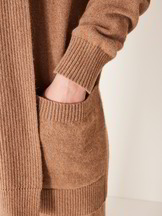 Strickjacke Überwurf, 100 % Kamel, kamel