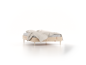 Bett Tonda ohne Betthaupt, 140 x 200 cm, Zirbe