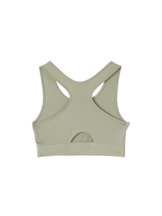 Yogabra aus Baumwolljersey, salbei