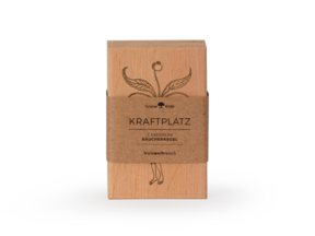 Räucherkegel Kraftplatz im Holzkistchen, 7 Kegel