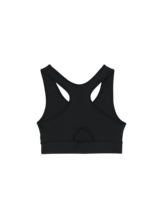 Yoga Bra aus Bio Baumwolle, schwarz