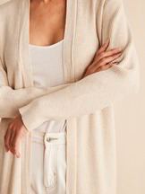 Strickmantel, natur melange