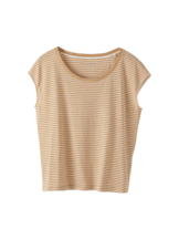 Shirt kurzarm, ringel safari/weiss