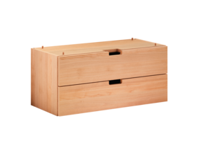 Regal Quint Einschubschrank mit Laden Buche,  B 730 x T 344 x H 330 mm