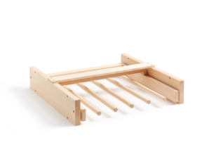 Hosenrechen für Kleiderschrank Kurido/ Hiraki Innenlebenbreite 56 cm, Esche
