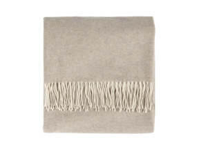 Lady Gray Wolldecke aus Lammwolle