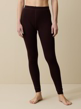 Leggings aus Bio Wolle, aubergine