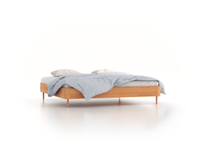 Bett Tonda ohne Betthaupt, 200 x 210 cm, Buche
